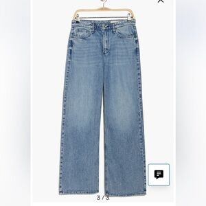 rag & bone Cloud Lori Wide Leg Jeans- sz 29